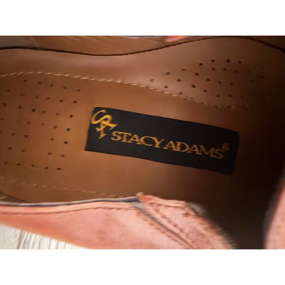 Stacey Adam’s leather snake skin dress shoes men’s sz 10 dressy event - Picture 3 of 13